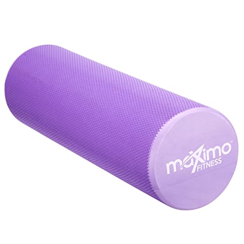 Maximo Fitness Rodillo DE Espuma - EVA - 15cm * 45cm, Peso Ligero - Proporciona un Masaje Muscular Firme Pero cómodo - Guía de Inicio Rápido Gimnasia, Pilates, Yoga - ¡Garantía de por Vida!