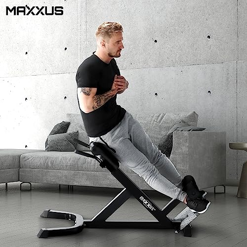 Maxxus Hyper Extension para Entrenamiento Lumbar para Sano de la Espalda Entrenamiento. Massive Acabado. Nuevo: hasta para tamaño 47. Estiramiento de Espalda, Torso Trainer