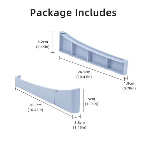 Mcbazel Soporte Horizontal Compatible con Consola PS5 DE/UHD, Soporte Base para Disco PS5 y Consola de edición Digital, con Almohadillas Antideslizantes Gery Blanco (No para PS5 Slim)