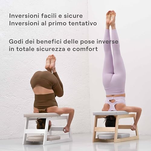 Meanswood Nap | Banco de Yoga y Fitness | Banco de inversión | Silla de Yoga | Taburete de Yoga | En Madera | Reversiones fáciles y seguras