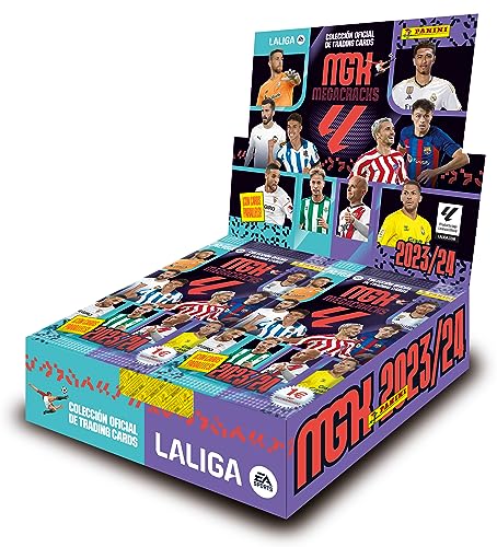 Megacracks- Caja 24 Sobres Megacraks Liga 2023-2024 (Panini España, S.A 004745box24e)