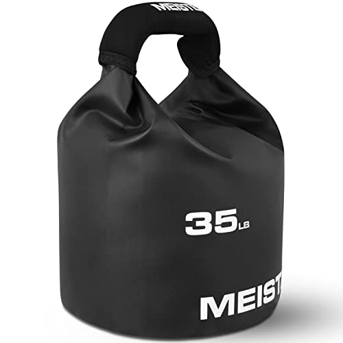 Meister BEAST - Pesa rusa portátil para arena, peso de bolsa de arena suave, 15,9 kg, color negro