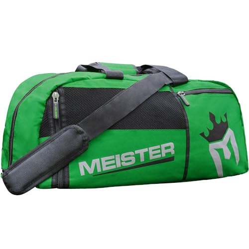 Meister Vented Convertible Duffel/Mochila de Gimnasio - Ideal para Llevar a Bordo - Verde