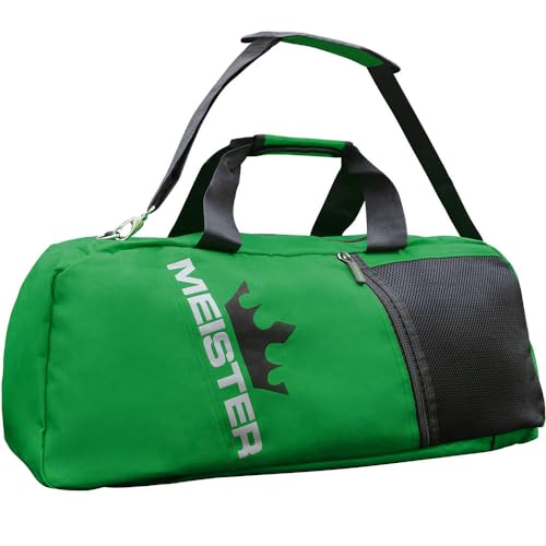 Meister Vented Convertible Duffel/Mochila de Gimnasio - Ideal para Llevar a Bordo - Verde