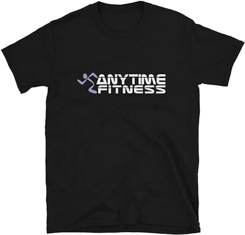 mengli Keche Anytime Fitness Tshirts Camisetas y Tops Black Black(Large)