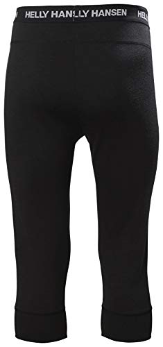 Mens Helly Hansen Lifa Merino Midweight 3/4 Pant, Negro, M