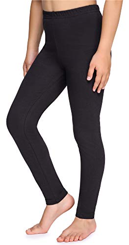 Merry Style Leggins Mallas Pantalones Largos Ropa Deportiva Niña MS10-225(Negro, 116 cm)