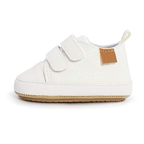 MK MATT KEELY Zapatos Bebé Niña Niños Primeros Pasos Zapatillas Antideslizantes de Cuero Suave de PU 6-12 Meses