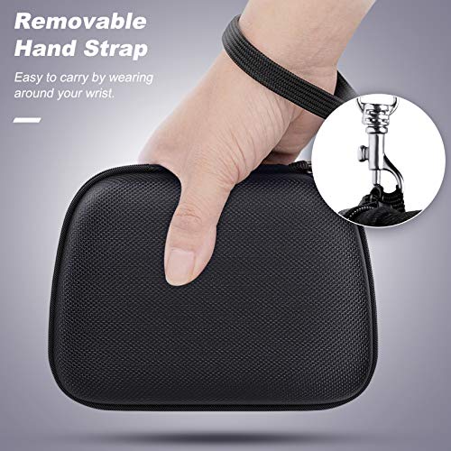 MoKo Estuche de Protección para Juegos, Compatible con Controlador inalámbrico DualSense 2020 Xbox/Series X/S, Bolsa de Almacenamiento Portátil con Cordón de Material EVA - Negro