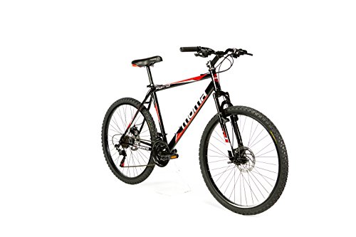 Moma - Bicicleta Montaña Mountainbike 26" BTT Shimano, Doble Disco y suspensión