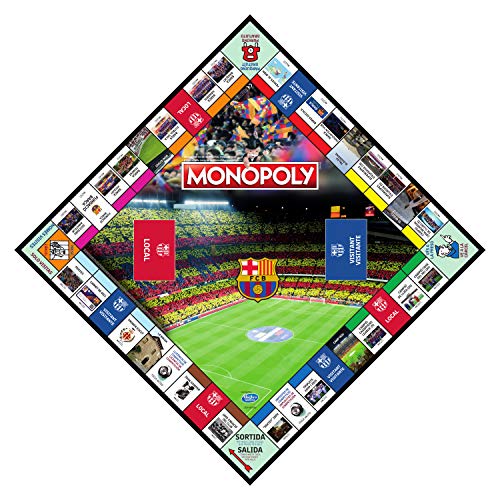 Monopoly FC Barcelona - Juego de Mesa - Versión bilingüe en castellano y catalán