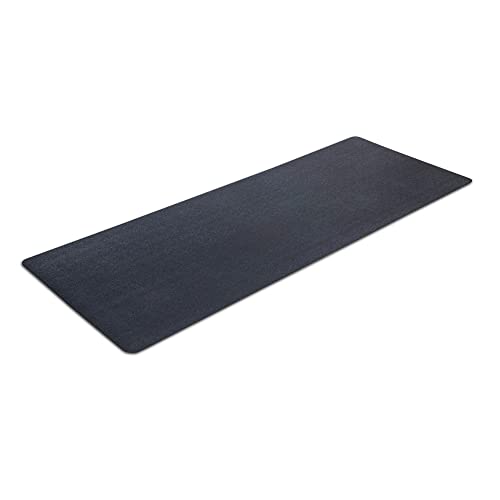 MotionTex Alfombrilla de equipo de ejercicio para debajo de la máquina de remo, protección del suelo de gimnasio en casa, adecuada para remo, cinta de correr o máquina elíptica, 30 pulgadas x 8 pies,