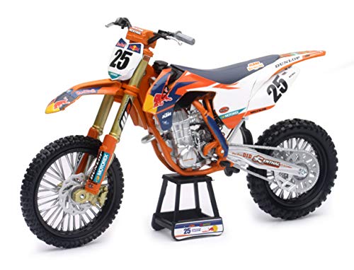 Moto en Miniatura del piloto n.° 25 Marvin Musquin de KTM Factory Racing