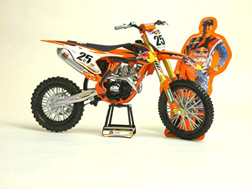 Moto en Miniatura del piloto n.° 25 Marvin Musquin de KTM Factory Racing