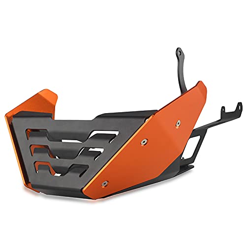 Motocicleta Protección de la Carcasa del motor para 1290 Superduke R 2014-2019 Superduke GT 2017-2019-Naranja+Negro