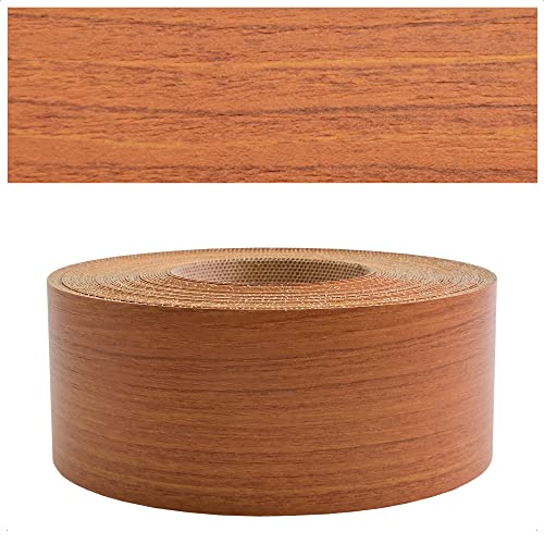 Mprofi MT® 5m Rollo-Cinta de Borde para Planchar de Melamina-Con Adhesivo Termofusible- para Estantes-Tablero de Construcción de Muebles-Cerezo Natural 45mm