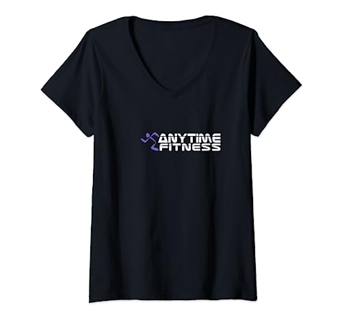 Mujer Fitness en cualquier momento Camiseta Cuello V