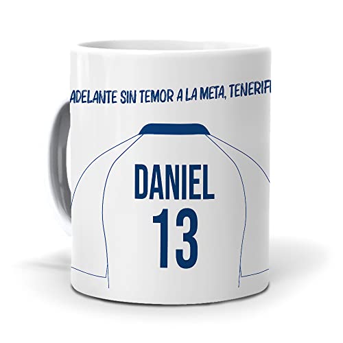 mundohuevo Taza personalizada con texto. Regalo original.Camiseta personalizada Tenerife. Haz un regalo único