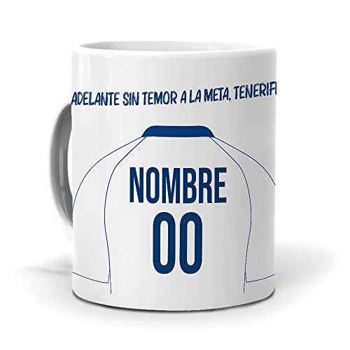 mundohuevo Taza personalizada con texto. Regalo original.Camiseta personalizada Tenerife. Haz un regalo único