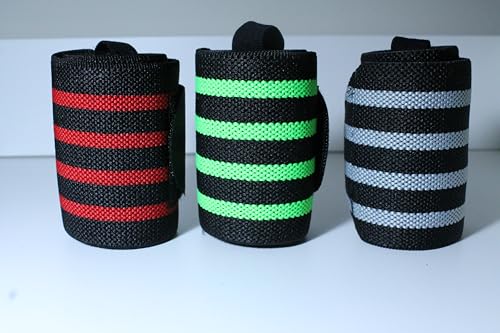 Muñequera para Gym, Levantamiento de Pesas, Fitness, Crossfit, Talla única (SE Venden por Unidad)