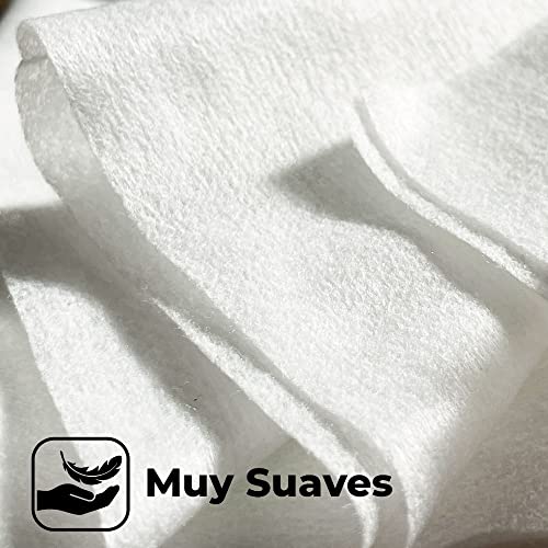 MUNTRADE Toallas Desechables Spunlace 30x40 cm | 100 Unidades | Ideal peluquería, SPA, gimnasios, centros de masajes, estética, manicura, pedicura