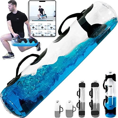 MuscleForge® Aquabag Saco de Arena con Bomba de Aire, Aqua Power Bag 25 kg - Bolsa de Agua para Entrenamiento de Fitness, estabilitad