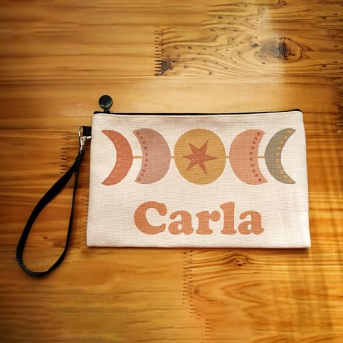 Neceser Infantil Personalizado con Nombre | Bohemio Arcoíris, Estrella, Corazón, Luna y Sol 9 Diseños, Bolso Infantil, Étnico, SarAgu