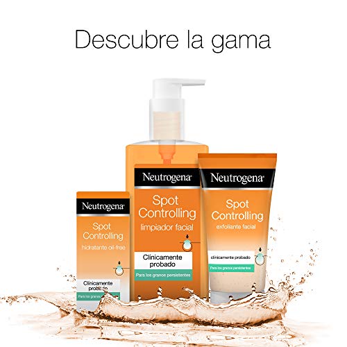 Neutrogena Rutina de Cuidado Facial Visibly Clear, de Uso Diario, para Piel Propensa al Acné, con Ácido Salicílico, Limpiador Facial de 200ml y Crema Hidratante de 50 ml