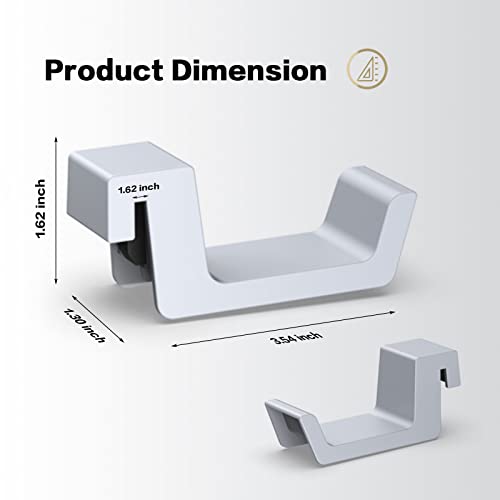 NexiGo Soporte para Auriculares PS5, [Diseño Minimalista] Mini Soporte para Auriculares con Barra de Soporte, para Auriculares para Juegos Sony Playstation 5, Blanco