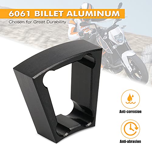 NICECNC Kit espaciador de acelerador negro compatible con KTM 690 Duke/Enduro R/SMCR 2014-21, 1090 Adventure 2017-2019, 1190 Adventur 2014-2016, 1290 Superduke R 2014 2015 2016, aluminio