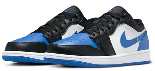 Nike Air Jordan 1 Bajo Zapatos De Hombre, White/Royal Blue-black-white, 41 EU