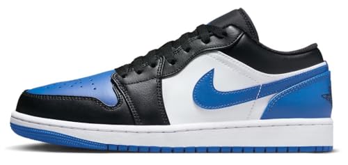 Nike Air Jordan 1 Bajo Zapatos De Hombre, White/Royal Blue-black-white, 41 EU