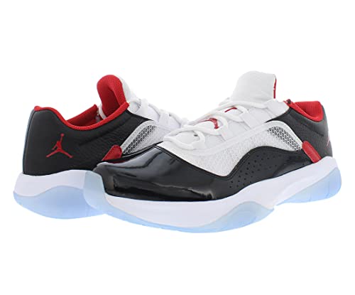 NIKE Air Jordan 11 CMFT Low Hombre Basketball Trainers DO0613 Sneakers Zapatos (UK 7 US 8 EU 41, White University Red Black 160)