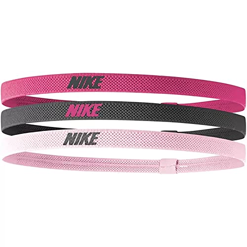 NIKE Banda para La Cabeza para Hombre-9318-119 Banda para La Cabeza 658 Spark/Gridiron/Pink Glaze One Size