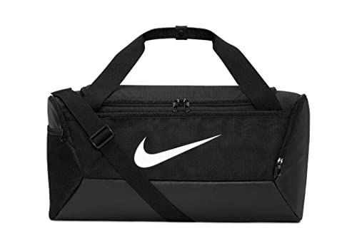 NIKE DM3976-010 NK BRSLA S DUFF - 9,5 (41L) Sports backpack Unisex Adult BLACK/BLACK/WHITE Tamaño 1SIZE