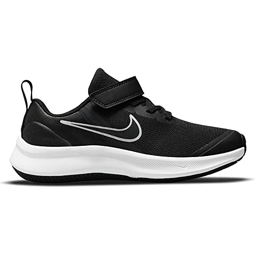 NIKE Star Runner 3, Zapatillas de Gimnasia Unisex Niños ,Negro Gris Humo Oscuro Gris Humo Oscuro ,31.5 EU