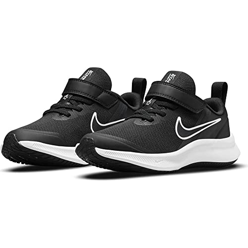 NIKE Star Runner 3, Zapatillas de Gimnasia Unisex Niños ,Negro Gris Humo Oscuro Gris Humo Oscuro ,31.5 EU