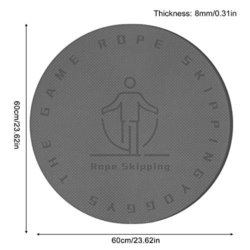 Niktule Colchoneta Antideslizante para comba, para Entrenamiento, Cardio, Gimnasio en casa, Ideal para Interior y Exterior