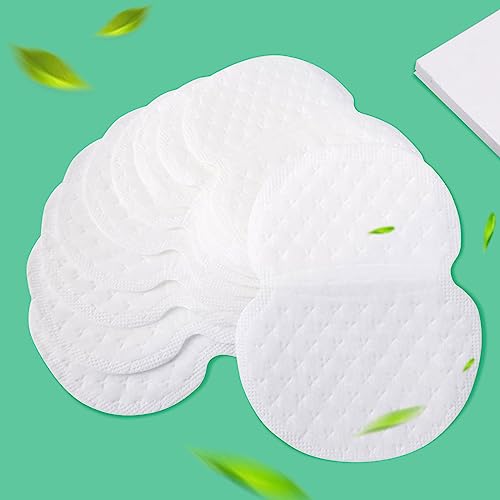 NITAIUN 100 Piezas Almohadillas Sudor Axilas para Hombres Mujeres, Axila Absorción de Sudor Almohadilla Parches Sudor Axilas Desechables Escondidas Absorción Sudor Protege tus Prendas