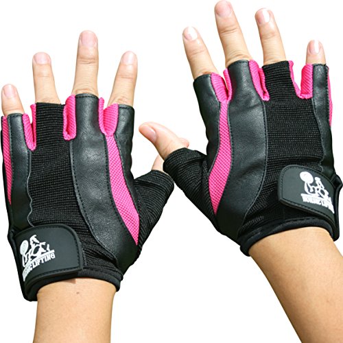 Nordic Lifting Guantes de Levantamiento de Pesas para Mujeres - Deportes y Fitness, Gimnasio y Crossfit Garantía de 1 Año (XS, Rosa)