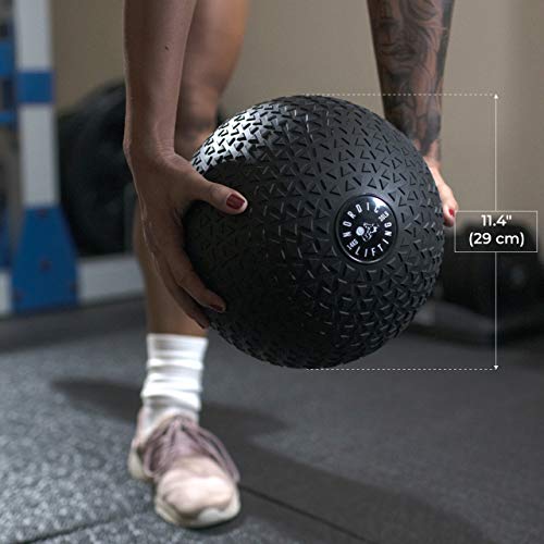 Nordic Lifting Slam Ball para Crossfit - Slamball con Textura para Entrenamiento de Core y Fitness (30lbs)