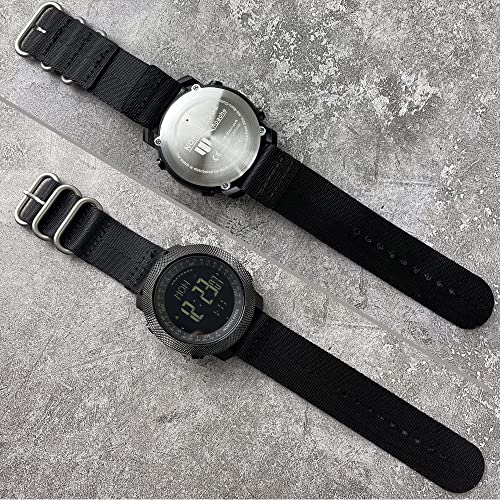 NORTH EDGE Reloj Táctico de Supervivencia para Hombres, Reloj de Pulsera Digital con Altímetro Barómetro Brújula, para Deportes, Senderismo, Natación, Ejército Militar.