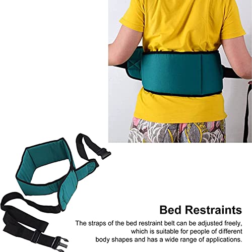 NTCE Cinturón de Seguridad para Cama, Cinturón Abdominal de Seguridad Confort para Silla de Ruedas o Silla Geriátrica - Alta Protección Anti-Caídas