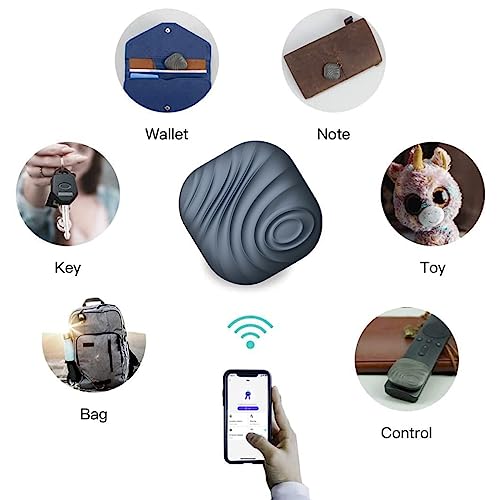 Nutale Findthing Buscador de Llaves Bluetooth Azul 4PCS - Localizador de Llaves Buscador Alarma Anti-pérdida Llavero Inteligente