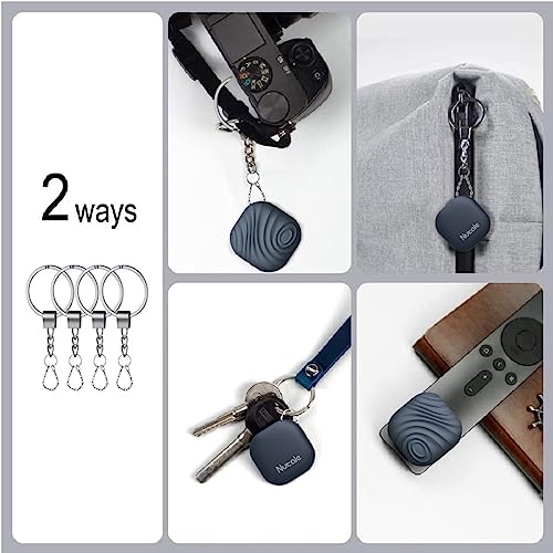 Nutale Findthing Buscador de Llaves Bluetooth Azul 4PCS - Localizador de Llaves Buscador Alarma Anti-pérdida Llavero Inteligente