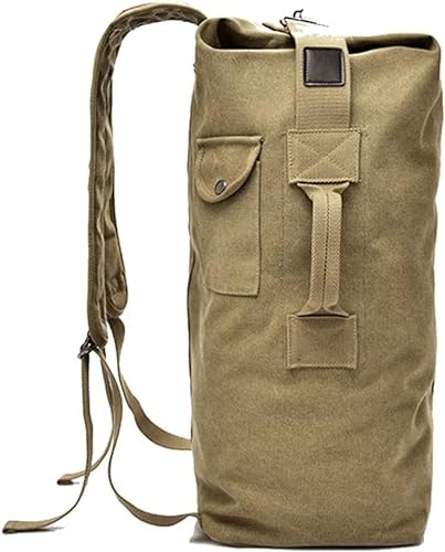 Oarea multifuncional Militar táctica lona mochila hombres hombre grande ejército cubo bolsa deportes al aire libre bolsa de viaje mochila