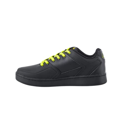 O'Neal | Zapatillas de Bicicleta | MTB Downhill Freeride | Equilibrio Entre Agarre y posición del pie, Suela de Panal | Zapato de Pedal Plano con Clavos | Adultos | Negro Neón Amarillo | Talla 47