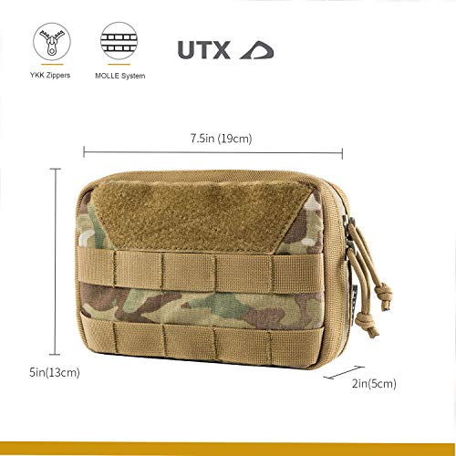 OneTigris Molle EDC - Bolsa para Herramientas tácticas (Nailon), Camo- Advanced Version (Camo - Basic Version)