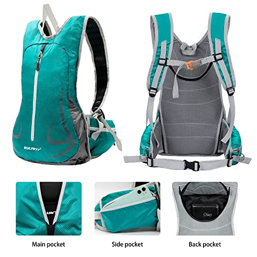 ONTYZZ Mochilas Ciclismo 15l Bicicleta Montaña Mochila Trekking Impermeable Esquiar Mochila Enduro Mochila Montaña Pequeña Mochila para Correr con Reflejos Mochilas de Snowboarding Turquesa