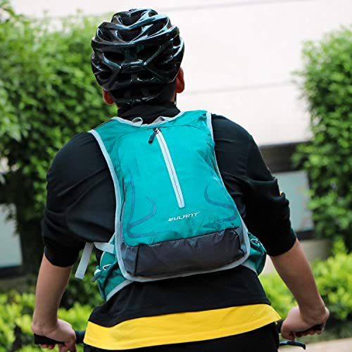 ONTYZZ Mochilas Ciclismo 15l Bicicleta Montaña Mochila Trekking Impermeable Esquiar Mochila Enduro Mochila Montaña Pequeña Mochila para Correr con Reflejos Mochilas de Snowboarding Turquesa